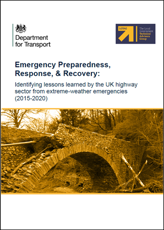 Identifying lessons learned by the UK highway sector from extreme-weather emergencies (2015-2020)